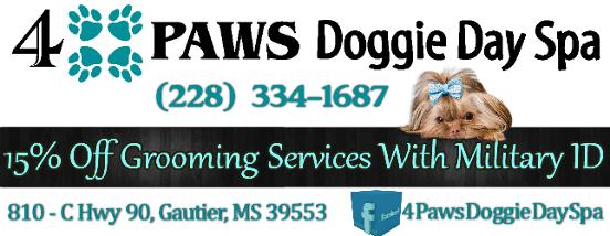 4 Paws Doggie Day Spa - Gautier, MS