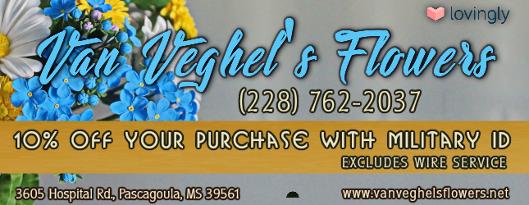 Shop Van Veghels's for your flowers in Pascagoula