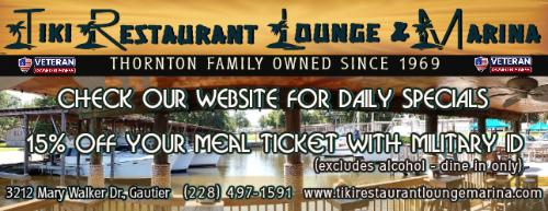 Tiki Restaurant Lounge and Marina - Gautier MS